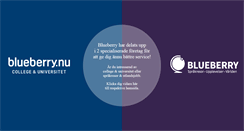 Desktop Screenshot of blueberrysprak.nu